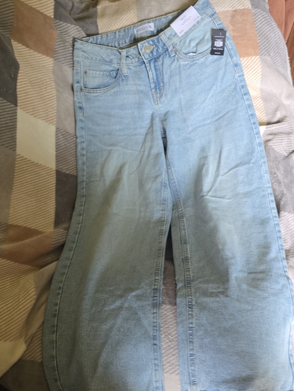 Aeropostale Light Blue Low Rise Baggy Jeans